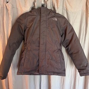 The North Face Taupe and Lavender Jacket